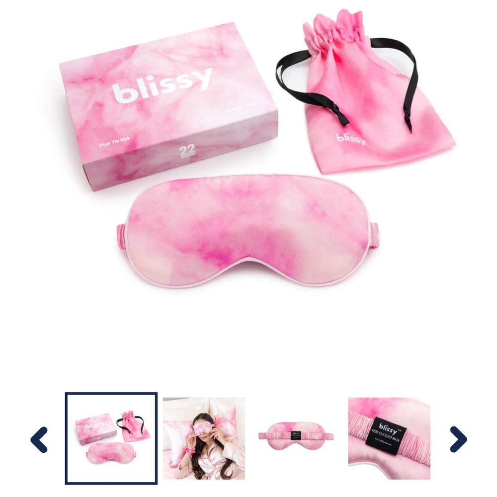 Blissy 22 Momme Silk Sleep Mask